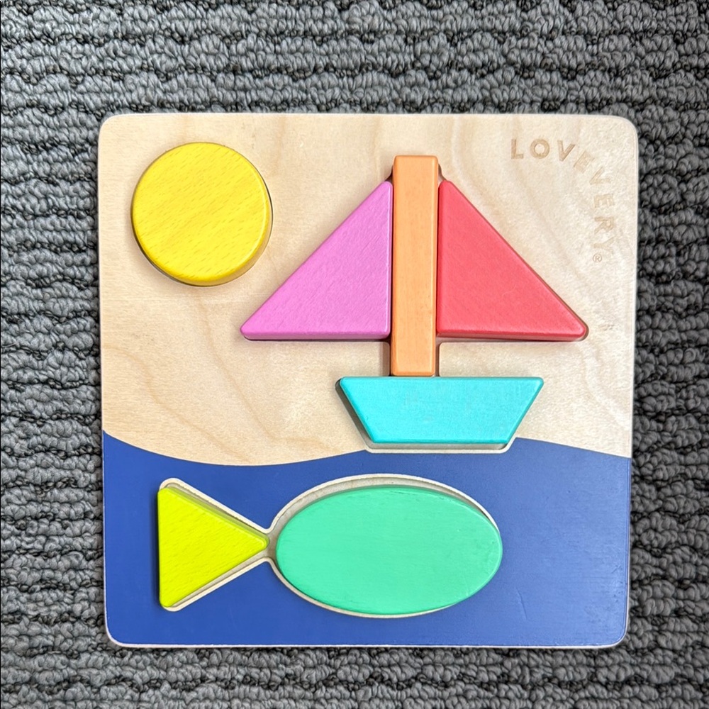Lovevery Double-Sided Sunny Day Puzzle